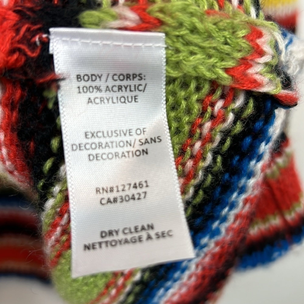 Wildfox Mohair Striped Mexican Blanket Cardigan Small Knit Colorful Small - Picture 5 of 6